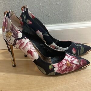 Ted Baker London Floral Printed Heels